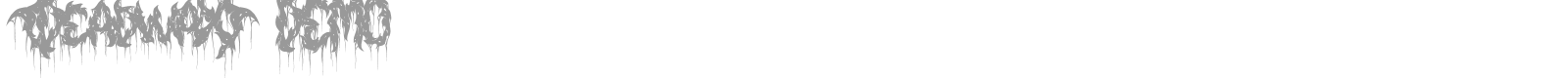 Deadwax font preview